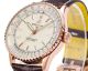 Swiss Replica Breitling new Navitimer 41 Automatic Brown Alligator leather Watch (3)_th.jpg